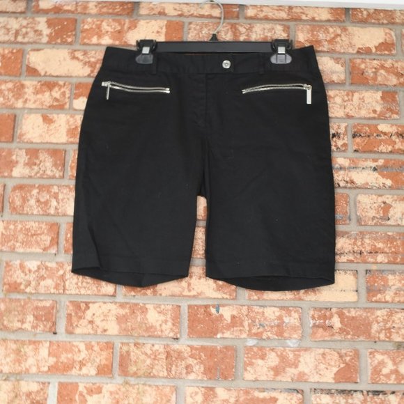 MICHAEL Michael Kors Black Shorts - Picture 1 of 5